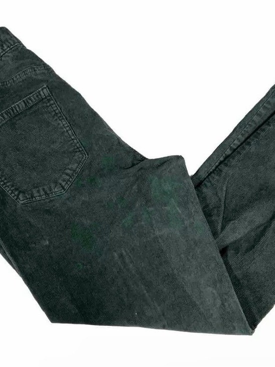 Women’s American Eagle Super Stretch Green Corduroy Mom Jeans Size 10 Regular - Picture 2 of 6